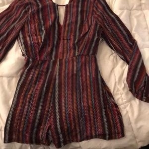 Patterned romper size medium